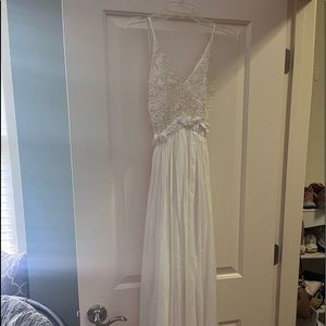 White long dress!